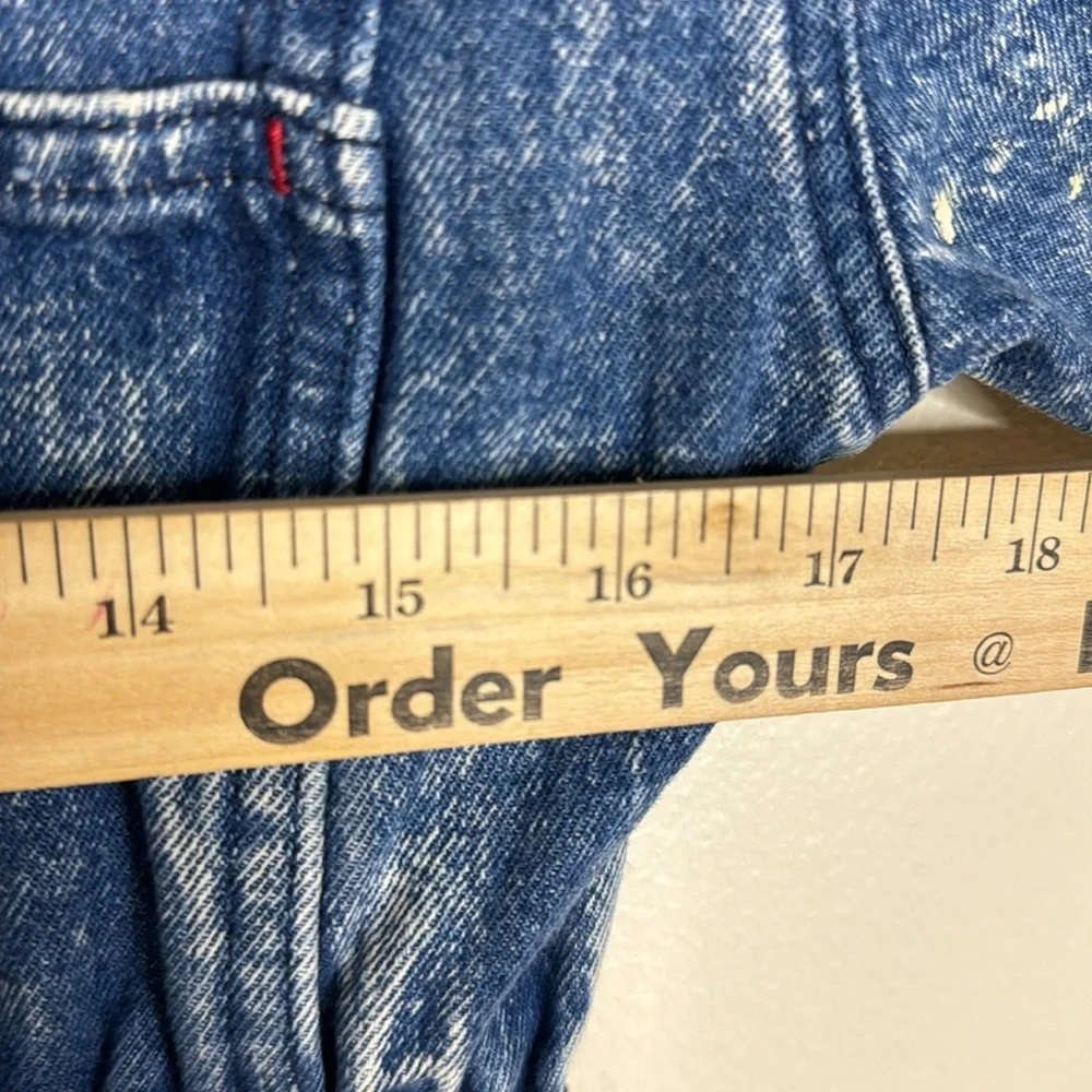 Levi's Kids Vintage Denim Jacket Acid Wash Snap‎ Button Down Blue Girls Large